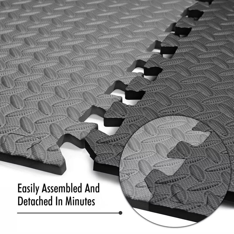 2cm thick Foam Tiles Protective Flooring Gym Mat - 24 Tiles (8.64 Square Meter)