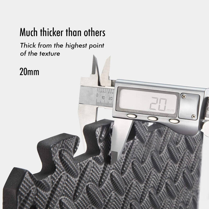 2cm thick Foam Tiles Protective Flooring Gym Mat - 12 Tiles (4.32 Square Meter)