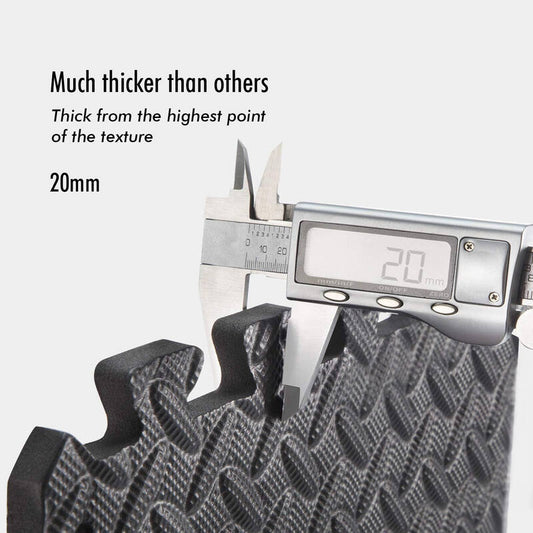 2cm thick Foam Tiles Protective Flooring Gym Mat - 12 Tiles (4.32 Square Meter)  steelmates