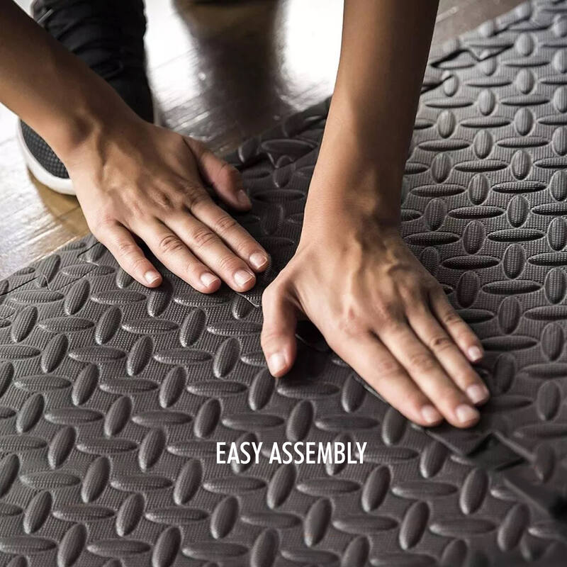 2cm thick Foam Tiles Protective Flooring Gym Mat - 12 Tiles (4.32 Square Meter)