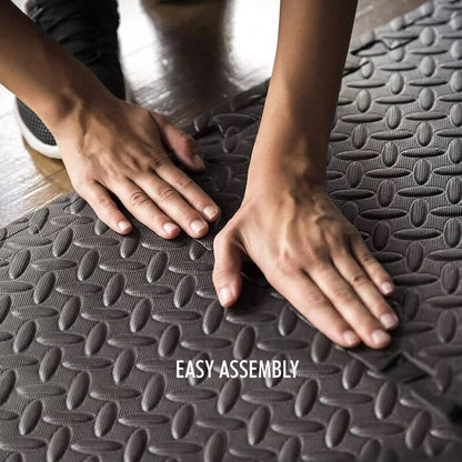 2cm thick Foam Tiles Protective Flooring Gym Mat - 12 Tiles (4.32 Square Meter)