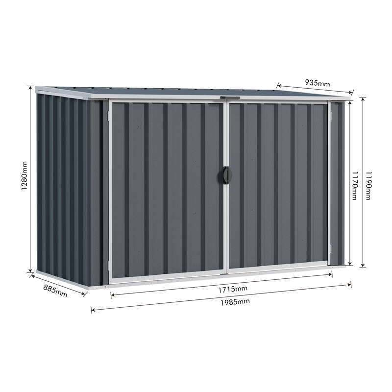 Bike Storage Shed, Garden Storage Box, Wheelie Bin Storage, Pump Shed