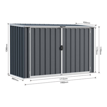 Bike Storage Shed, Garden Storage Box, Wheelie Bin Storage, Pump Shed