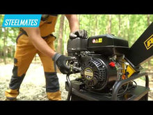 Garden Tree branch gas woodchipper with 65L Collection Bag