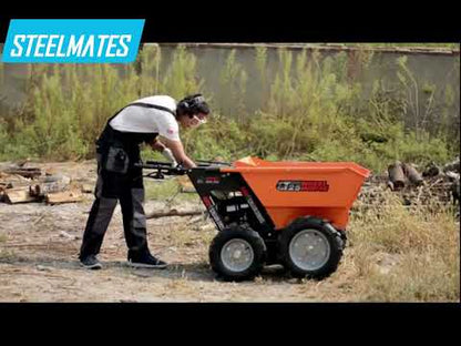7hp 300kg Gasoline Engine Driving power wheel Barrow mini Dumper