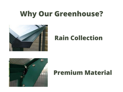 3m x 3m The Ultimate Greenhouse 6mm Twin Wall