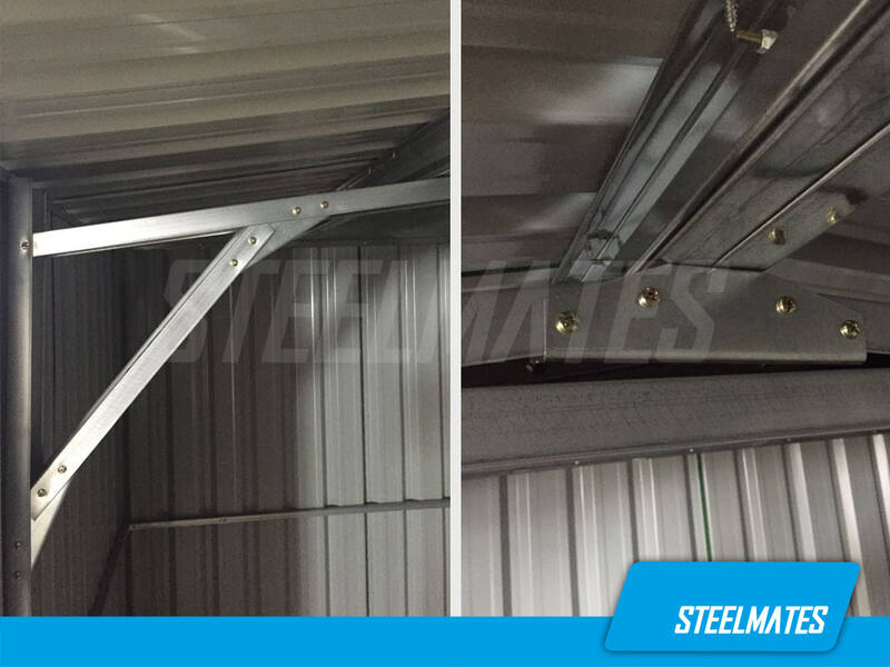 4.2m x 2.55m Garden Shed The Ranch Grey