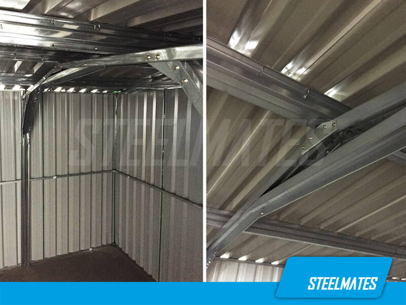 4.2m x 2.55m Garden Shed The Ranch Grey