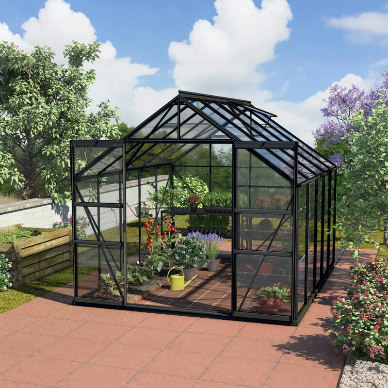 Glasshouse 4mm toughened glass 2570 x 3210 x 2320mm