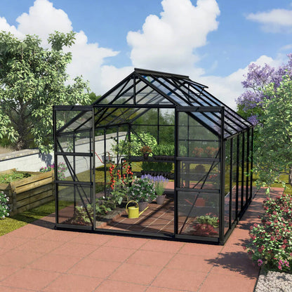 Glasshouse 4mm toughened glass 2570 x 3210 x 2320mm