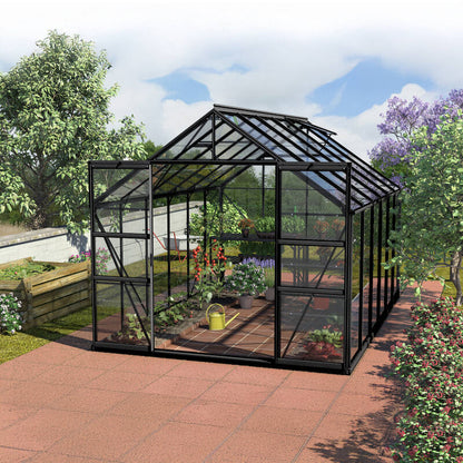 Glasshouse 4mm toughened glass 2570 x 3830 x 2320mm