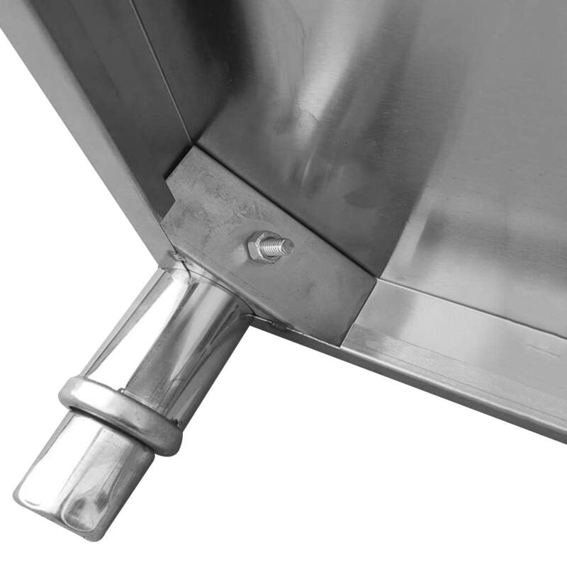 Right Table 304 Grade Stainles Steel Sink Bench with Undershelf 1200*600*850mm