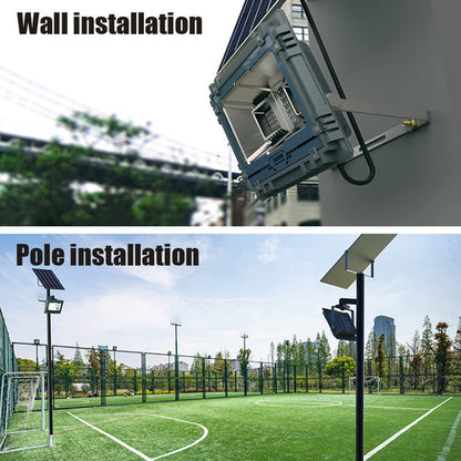 Solar Lights Street Flood Light Remote Outdoor Garden Security Lamp 60W