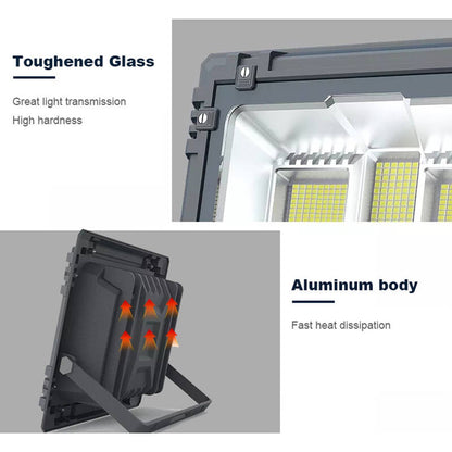 Solar Lights Street Flood Light Remote Outdoor Garden Security Lamp 60W