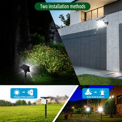 Solar outdoor garden spot light solar lights outdoor