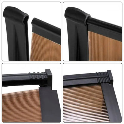 Door Canopy W300cmxD100cm Tinted steelmates