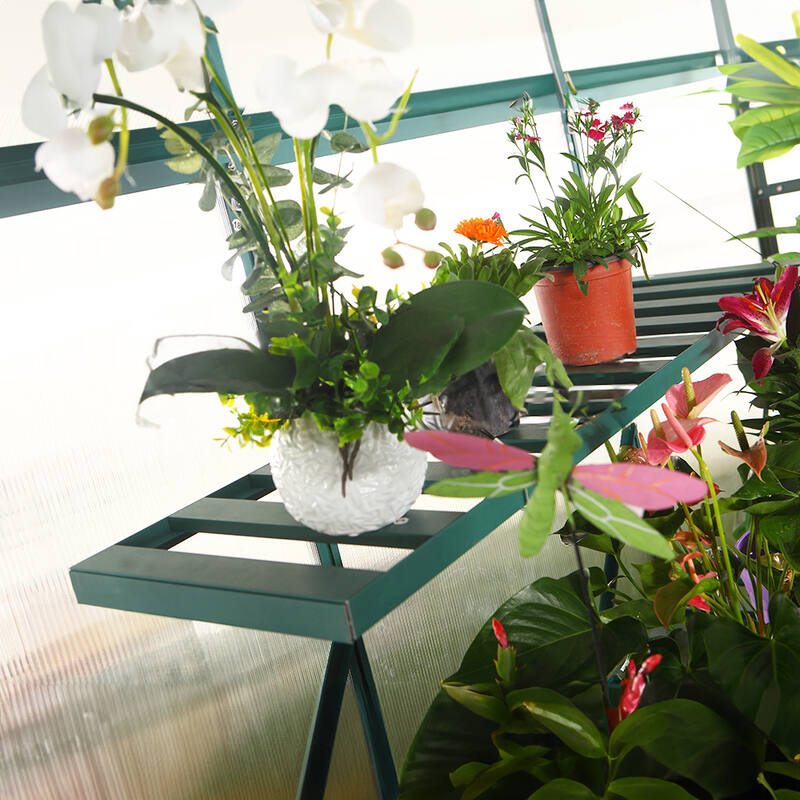Aluminium Greenhouse Hanging Shelf 1200x300