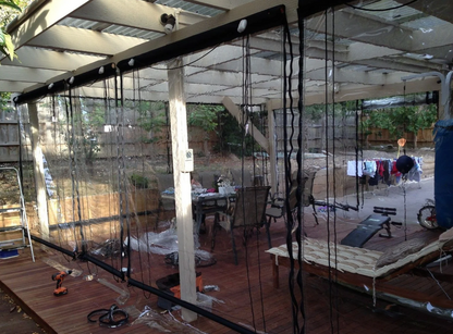 150CM X 240CM Heavy Duty PVC Outdoor Blinds Awning