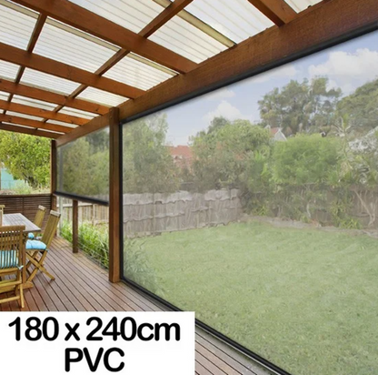 180CM X 240CM Heavy Duty PVC Outdoor Blinds Awning