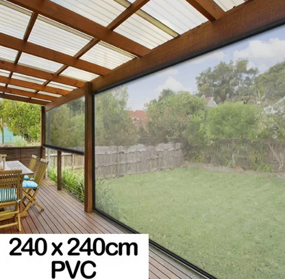 240CM X 240CM Heavy Duty PVC Outdoor Blinds Awning
