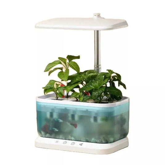 Indoor Planting Hydroponic Kit Vege Pods 6 pods - White steelmates