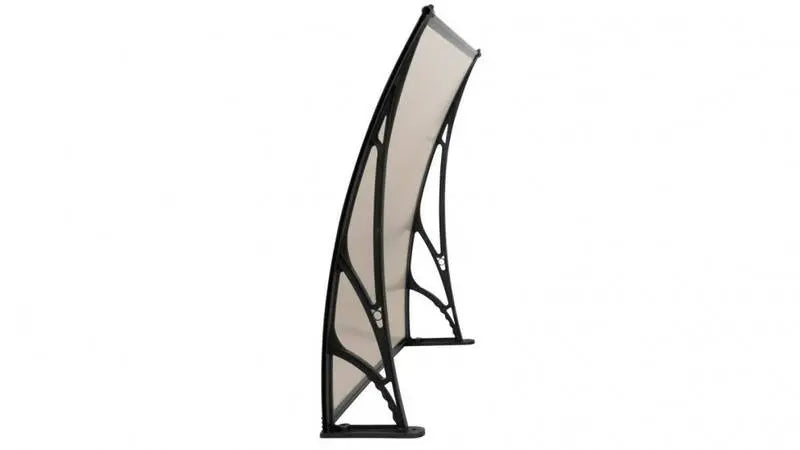 Door Canopy W300cmxD100cm Tinted steelmates