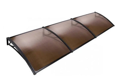 Door Canopy W450cmxD100cm Tinted steelmates
