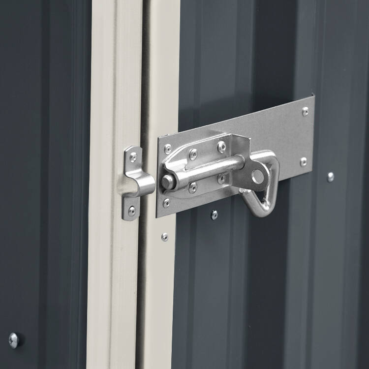 1.72m x 1.3m Garden Sheds Grey