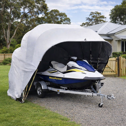Foldable Grey Tent Garage with 900D Oxford Cloth 600x270x250cm
