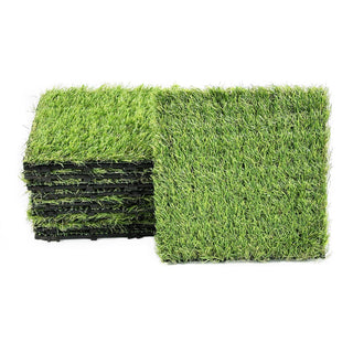 Artificial Grass Deck Tiles 300*300*20 - pack of 10 Artificial Grass steelmates
