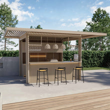 Luxury Outdoor Bar Pavilion & Kitchen Set  Steelmates