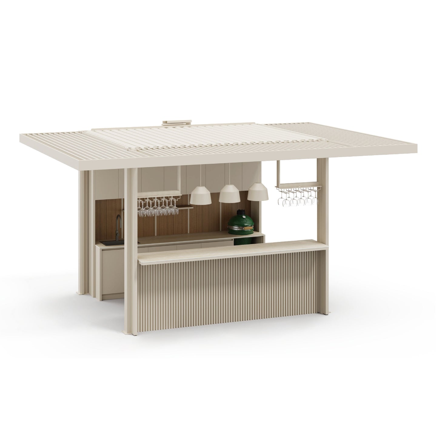 Luxury Outdoor Bar Pavilion & Kitchen Set  Steelmates