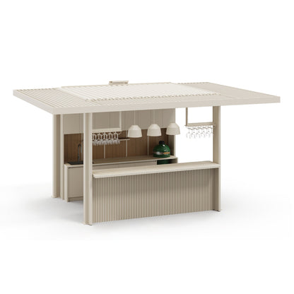 Luxury Outdoor Bar Pavilion & Kitchen Set  Steelmates