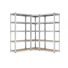 5 tier DIY Shelving H1800 x 900 x 400 With Corner Unit & 2 Storage Shelves