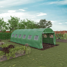 6m x 3m x 2m Strong Tunnel Greenhouses Galvanised Frame