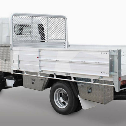 Ultra Tools Aluminium Full Side Opening Tool Box + Under Tray Side Tool Box