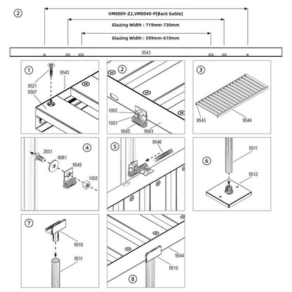 Folding Plant Staging for Greenhouse Aluminum Steel Shelf