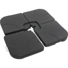 Set of 4 Portable plastic umbrella base steelmates