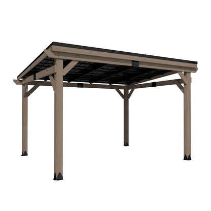 3430 L x 3210 W x 2390 H Outdoor Patio Cedar Wood Gazebo