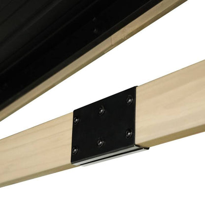 3430 L x 3210 W x 2390 H Outdoor Patio Cedar Wood Gazebo