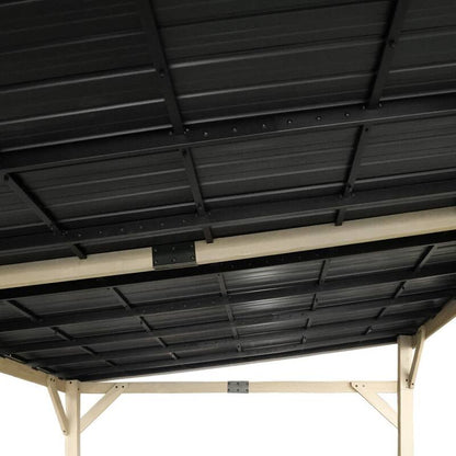 5810 L x 3380 W x 2490 H Outdoor Patio Cedar Wood Gazebo