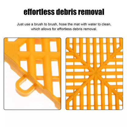 Interlocking Garage Floor Tiles 40x40x1.8 cm Deck Tile Yellow