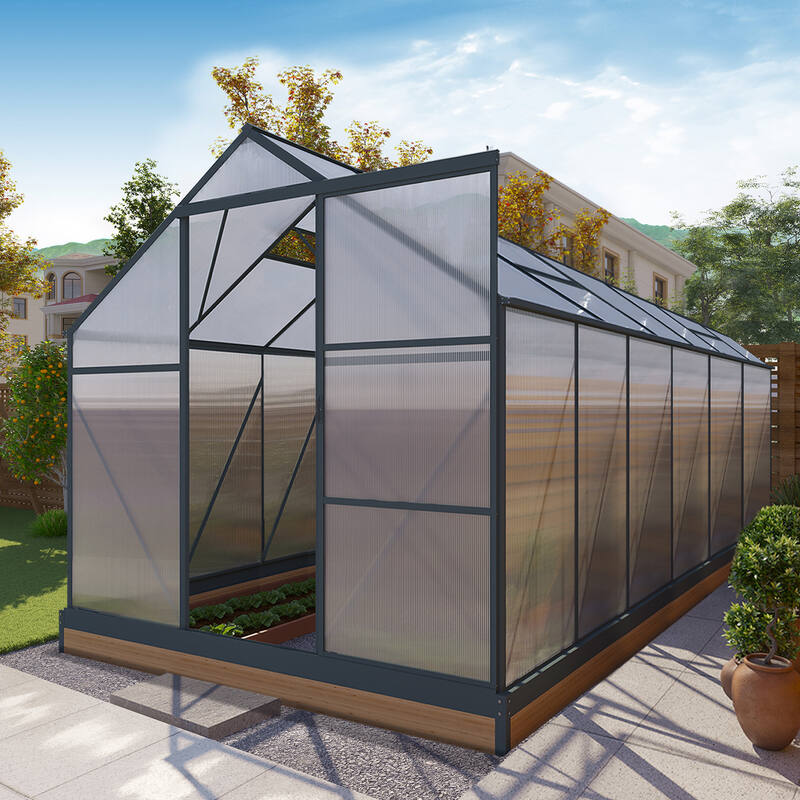GREENHOUSE 6mm Twin Wall 2230 x 4380 x 2150mm