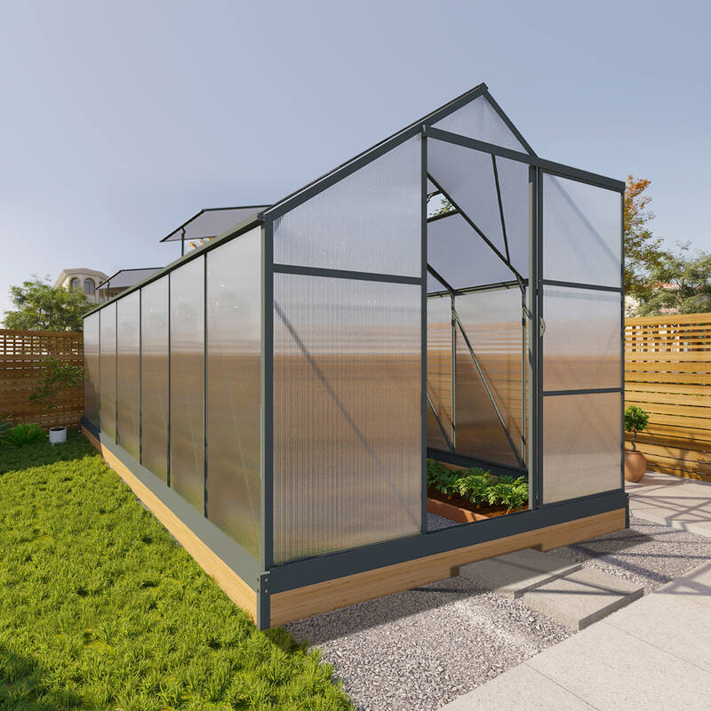GREENHOUSE 6mm Twin Wall 2230 x 4380 x 2150mm