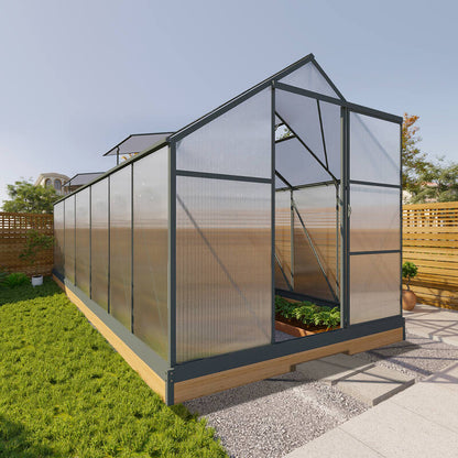 GREENHOUSE 6mm Twin Wall 2230 x 4380 x 2150mm