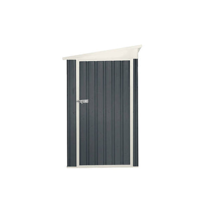Steelmates 1.3m x 2.55m Garden Sheds Grey