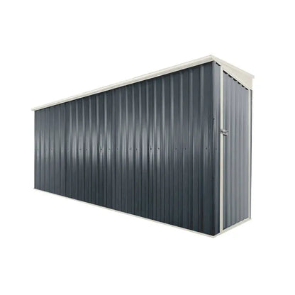 Steelmates 1.3m x 5.04m Garden Sheds Grey Steelmates