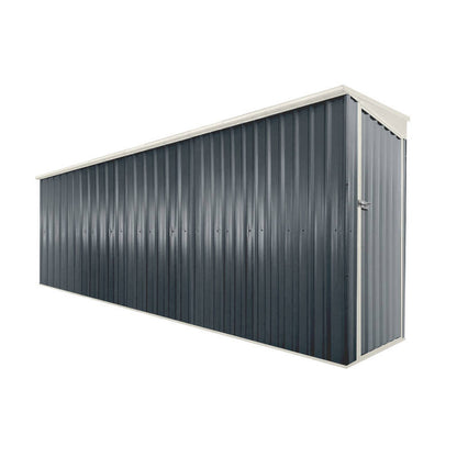 Steelmates 1.3m x 5.87m Garden Sheds Grey