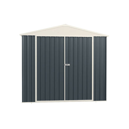 2.55m x 2.55m Garden Sheds Dark Grey
