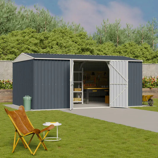 5.02m x 3.37m Garden Shed The Mothership Steelmates